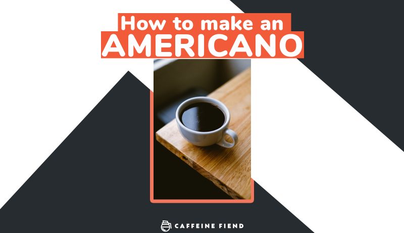 How to make an Americano guide on Caffeine Fiend