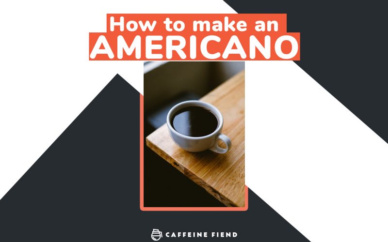 How to make an Americano guide on Caffeine Fiend