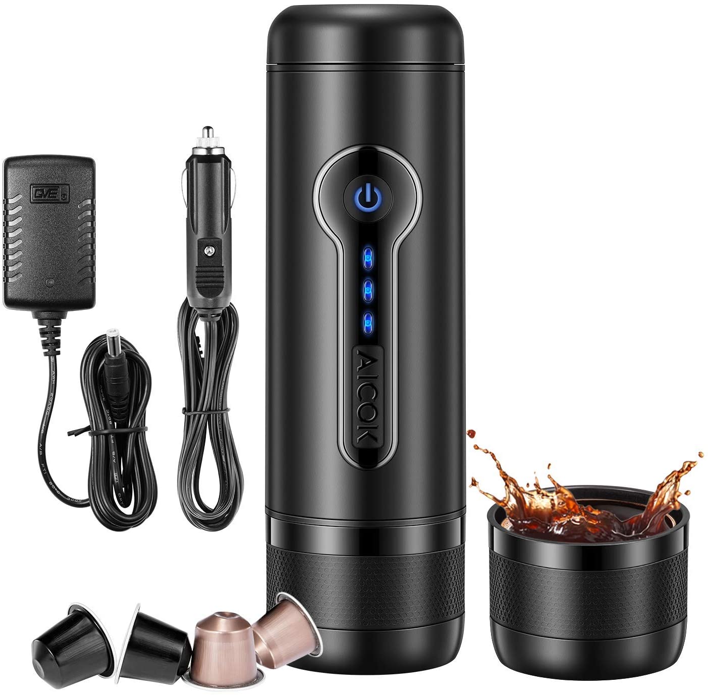 NEW IN🔥Oceanrich Travel Friendly Electric Cordless Coffee Maker