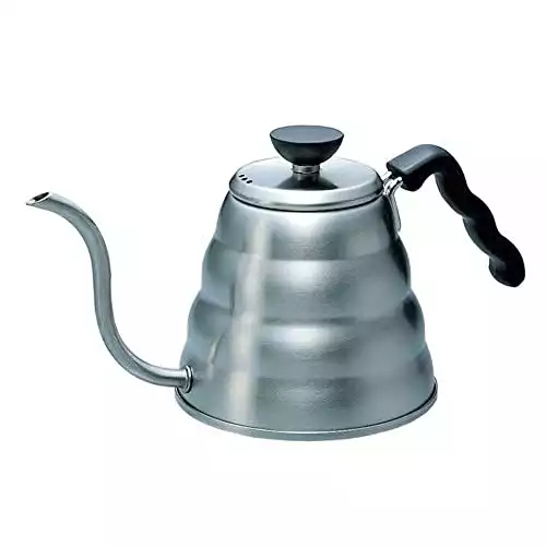 Coffee Gator Gooseneck Kettle with Thermometer - 34 oz Stainless Steel –  J'ouvert Coffee