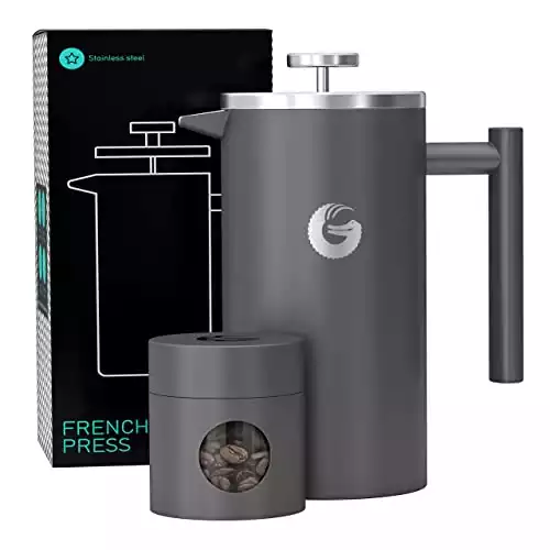 Coffee Gator French Press Coffee Maker with Cannister