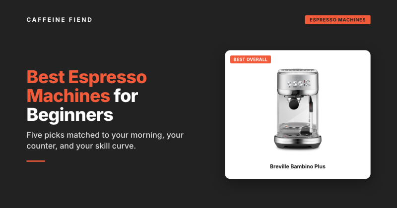 best espresso machine for beginners