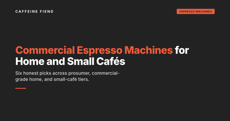 commercial espresso machine