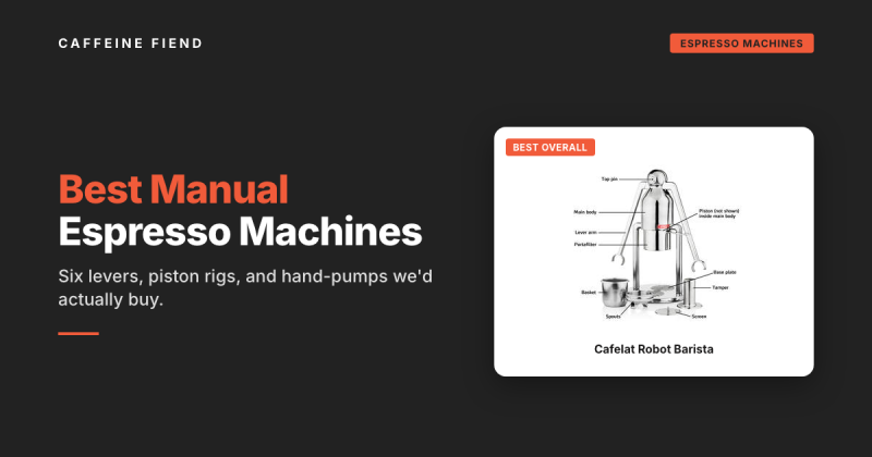 manual espresso machine