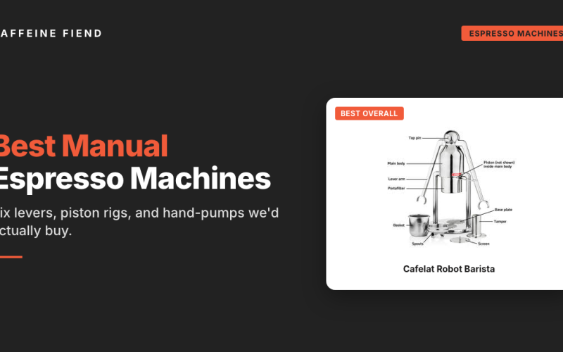 manual espresso machine
